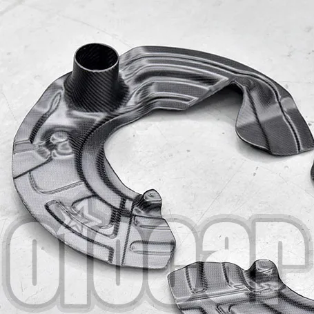 Kit Piastra Condotto Aria Di Raffreddamento In Carbonio Freno Anteriore Oiomotors Per B * Mw F87 M2 M2C M2 Competition F80 M3 F82 F83 M4