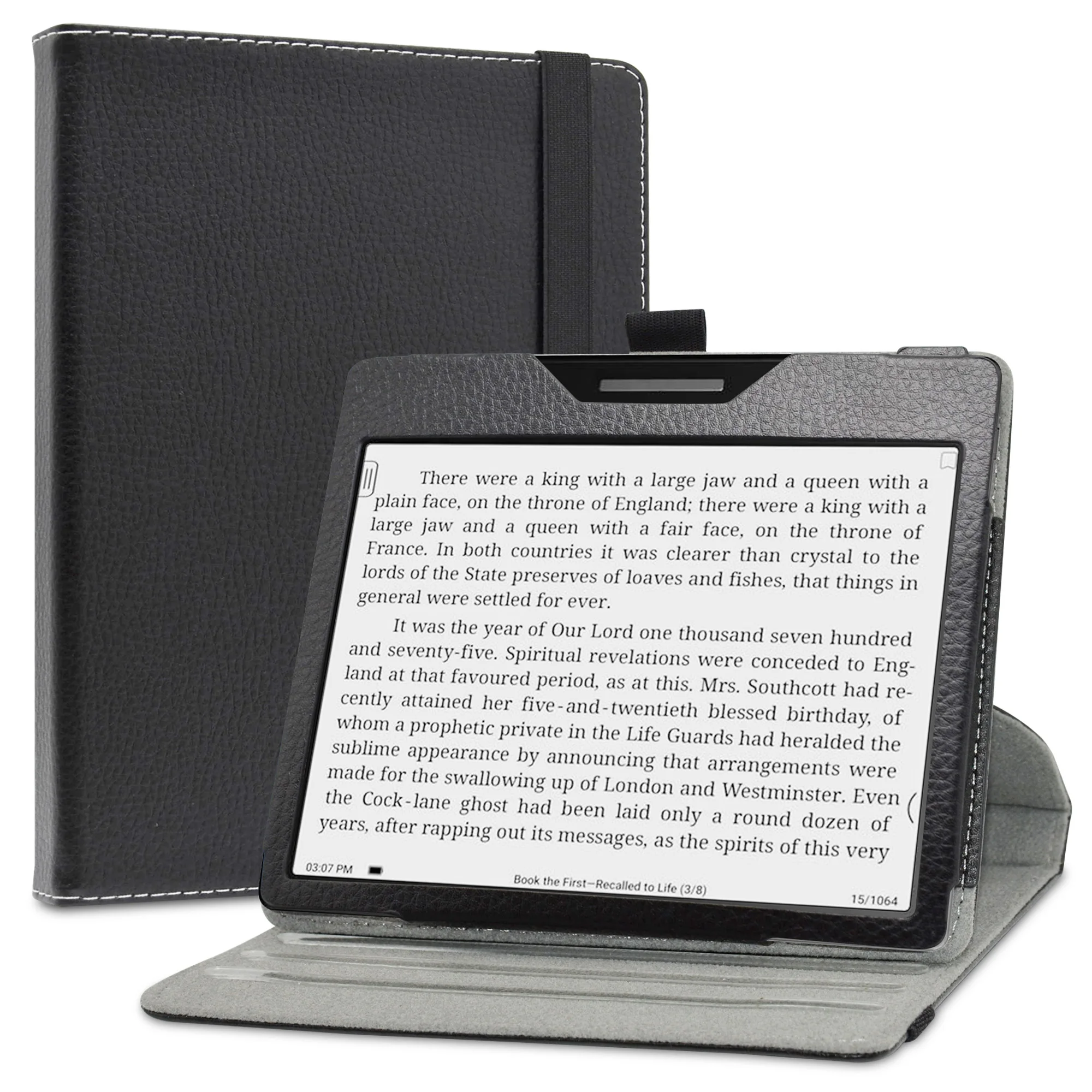 Copertura Rotante In Pelle Pu Rotante A 360 Gradi Per Pagina Boox/Onice Boox Leaf2/Onyx Boox Leaf3/Onyx Boox Pagina 7 "Tablet E-Paper