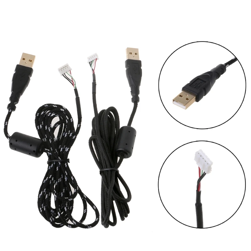 1Pc Di Ricambio Filo Del Mouse Universale Cavo Del Mouse Per Microsoft Io/Ie O Per Logitech Mouse