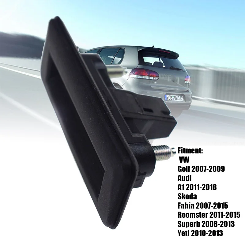 • Per Audi A1 Skoda Fabia Yeti Superb Roomster Vw Golf Tailgate Boot Maniglia Interruttore 5J0 827 566E 5J0 827 566 E