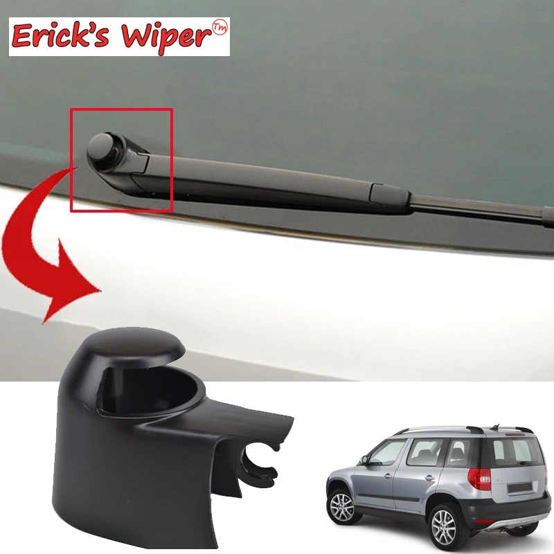 Erer'S Wiper Parabrezza Parabrezza Tergicristallo Posteriore Braccio Rondella Coperchio Tappo Dado Per Skoda Yeti Typ 5L 2009 - 2017 Protezione Dado P