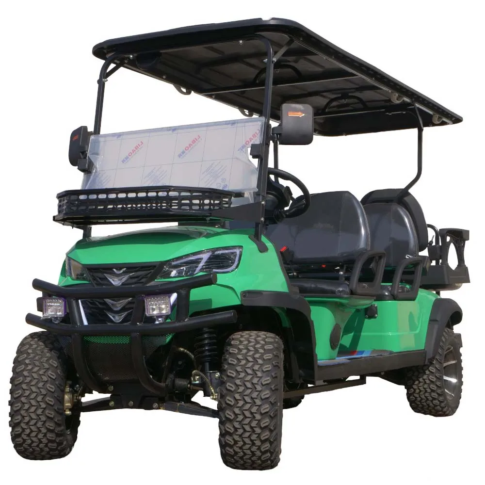 Cina 72V 5Kw Motore A Corrente Alternata Sistema Di Sospensione Indipendente Carrello Da Golf Economico 2 4 6 Posti Strada Legale Carrello Da Golf Ele