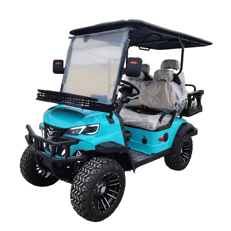 72V 5Kw Motore A Corrente Alternata Sistema Di Sospensione Indipendente Carrello Da Golf Auto Buggy 2 4 6 Posti Strada Legale Carrelli Da Golf Elettri