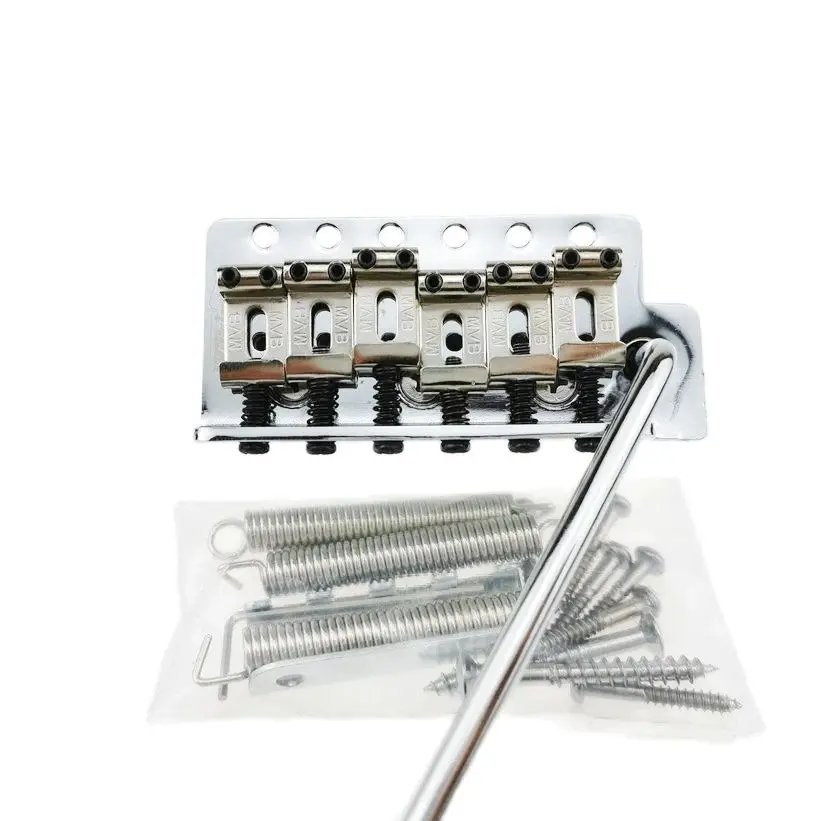 Wilkinson Chrome Silver Vintage Type St Electric Guitar Tremolo System Bridge Per St Guitar Wov01 Parti Di Chitarra Professionale
