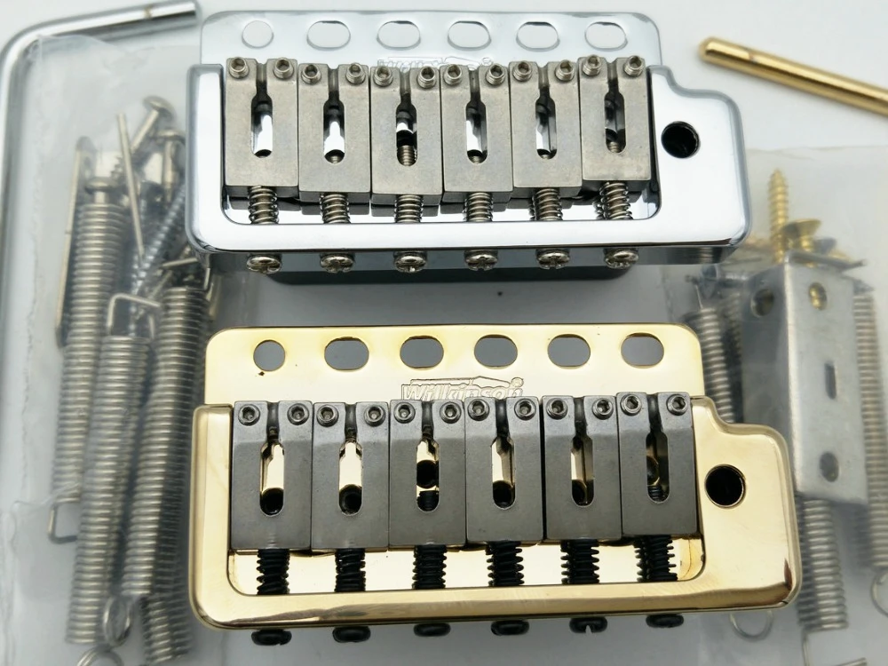 Nuovo Wilkinson Wvp6 Oro Tremolo Ponte In Acciaio Inox Selle