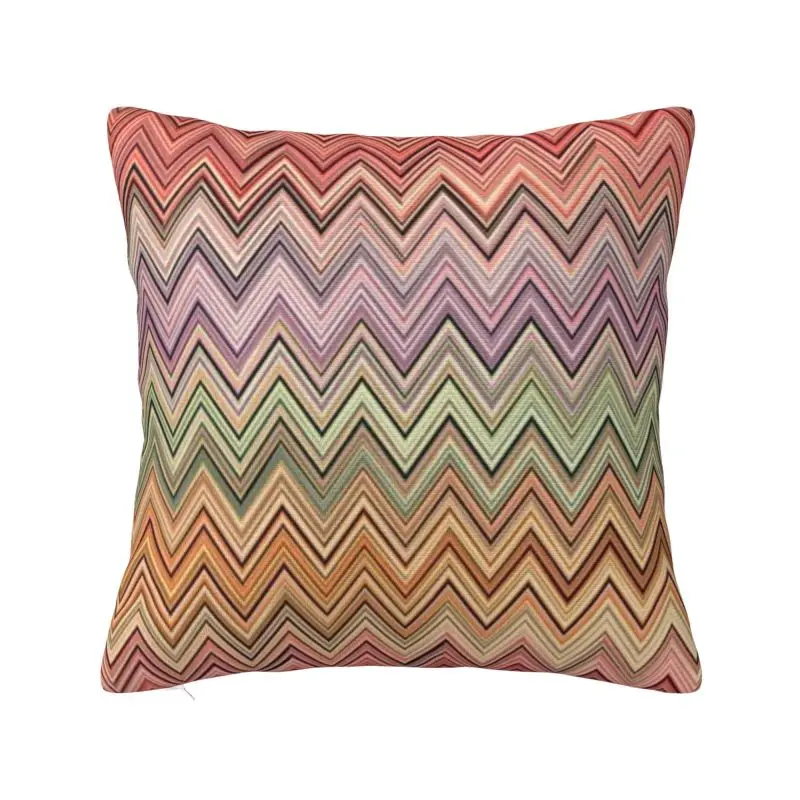 Cuscino Geometrico Moderno A Zig Zag Decor Home Fashion Bohemian Art Chair Cushion Square Pillow