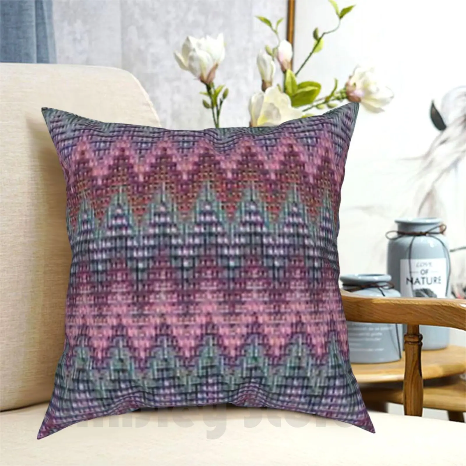 Home Decor Zig Zag Design Federa Stampata Home Soft Throw Pillow Home Geometric Designer Costoso Home Fashion