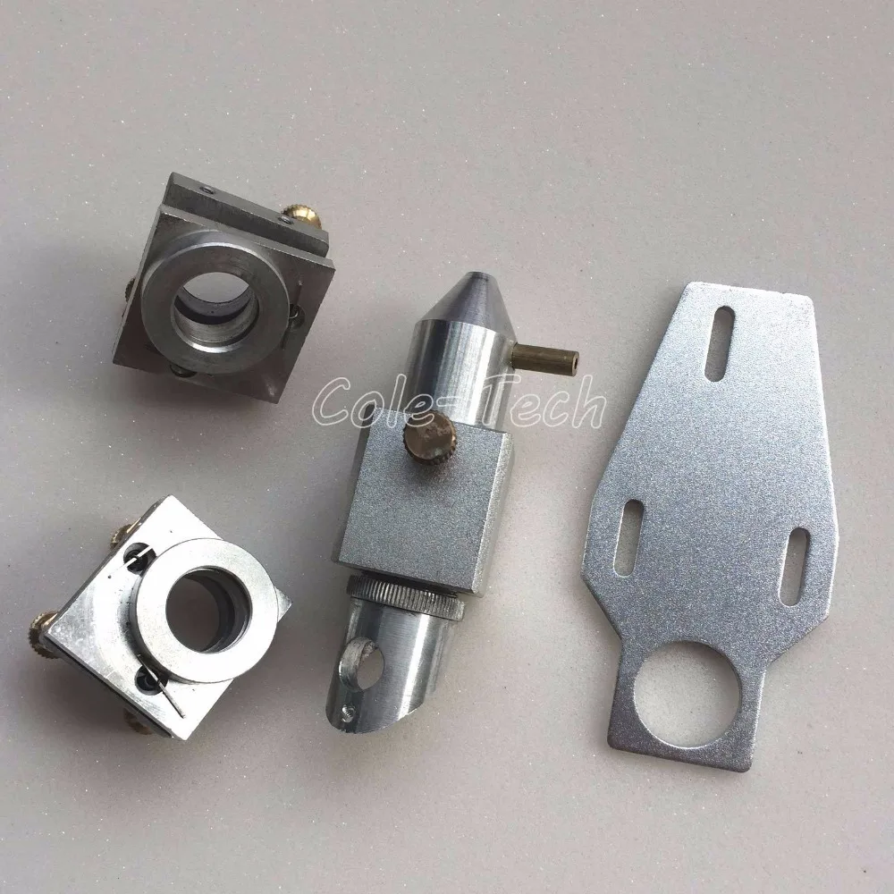 Co2 Testa Laser Lente A Specchio Integrativa Mount Set K40 Cutter Engraver + Trasporto No Specchi E Lenti