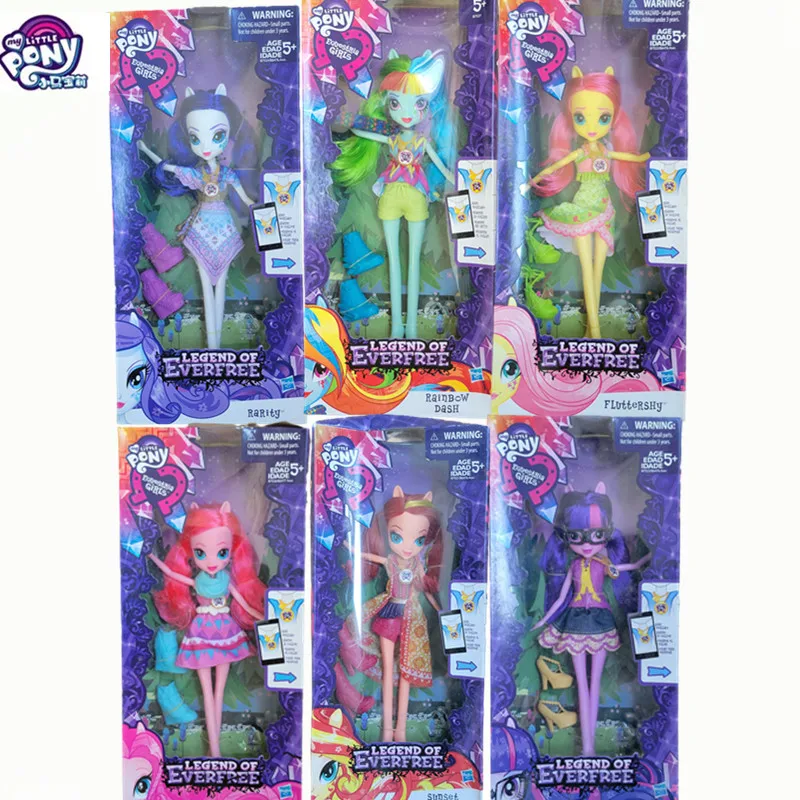 Y My Little Pony Rare Rainbow Dash Twilight Sparkle Anime Periferiche Dress Up Dolls Regali Per Bambini