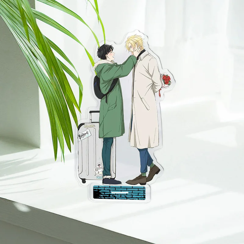 Banana Fish Anime Acrilico Stand Ash Lynx Eiji Okumura Desktop Display Accessori Cartoon Periferiche Collection Display Gift