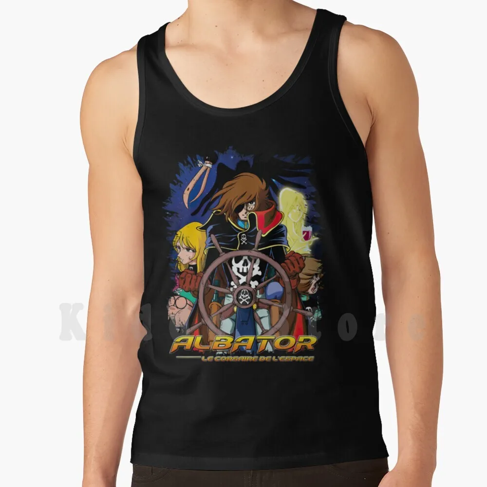 Captain Harlock Captain Harlock Canotte Gilet Senza Maniche Albator Captain Harlock Atlantis Arcadia