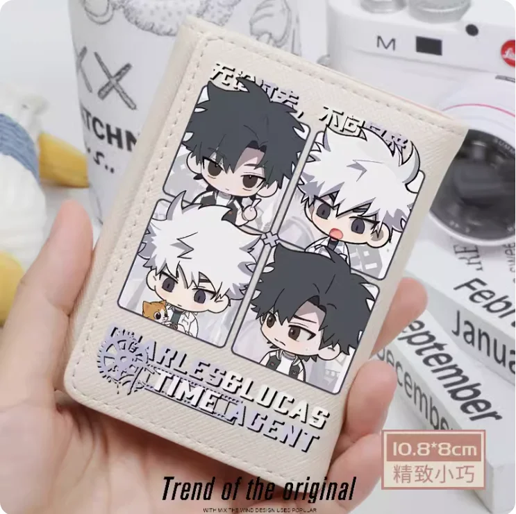 Anime Link Click Charles Lucas Fashion Wallet Pu Purse Card Coin Hasp Money Bag Cosplay Gift B060