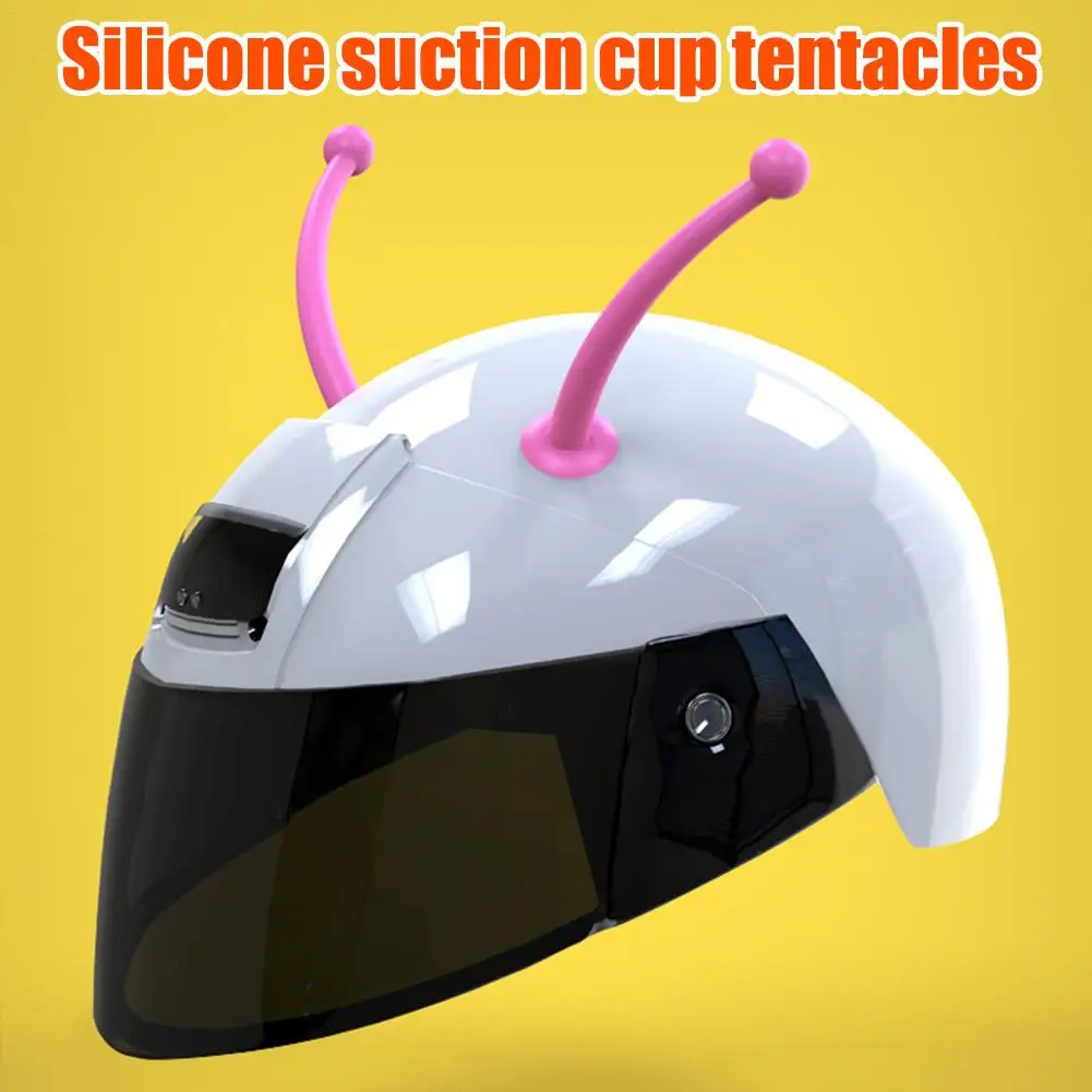 Moto Casco Antenna Ventosa Bambino Ape Lumaca Tentacoli Corna Accessori Decorativi Per Ktm Duke 390 Moto Electrique Enfant