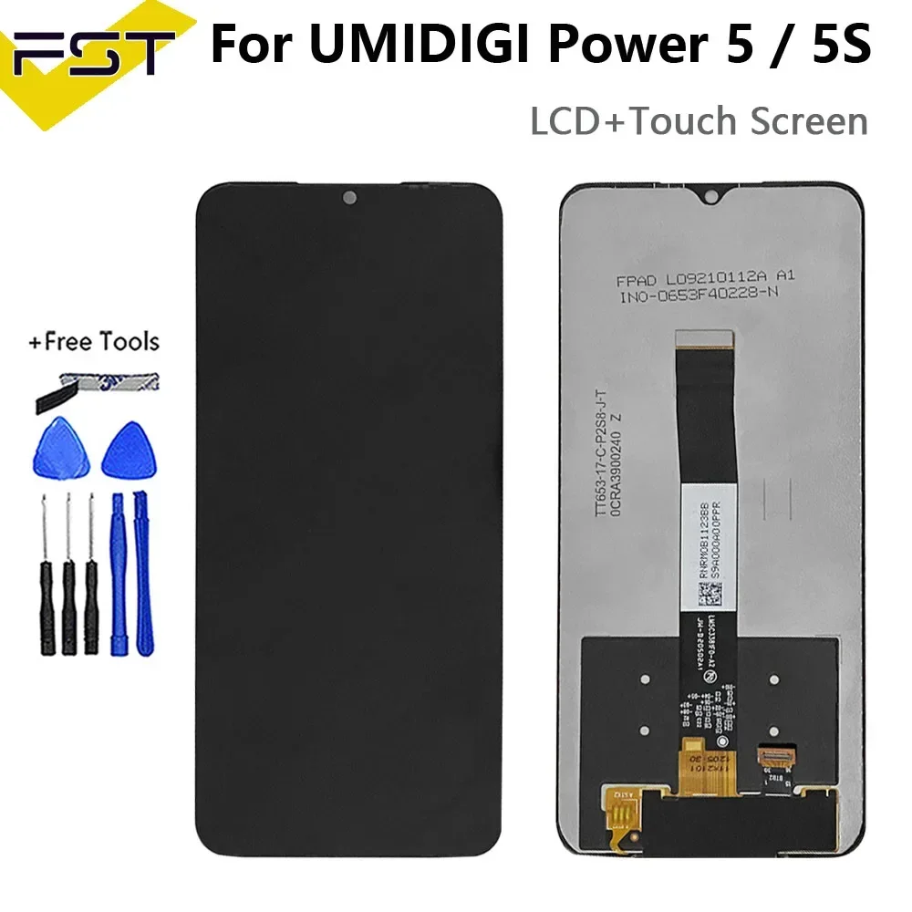 6.53 "Originale Umidigi Power 5 Display Lcd E Touch Screen Digitizer Assembly Sostituzione Per Umidigi Power 5S Lcd Sensor + Tools