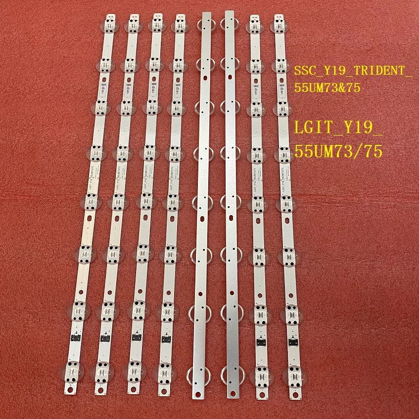 Striscia Di Retroilluminazione A Led Per Lg Lgit_Y19_55Um73/75 55Un7300Aud 55Um7660Pla 55Um7450Pla 55Um7400Pla 55Um7400Plb 55Um7300Aue