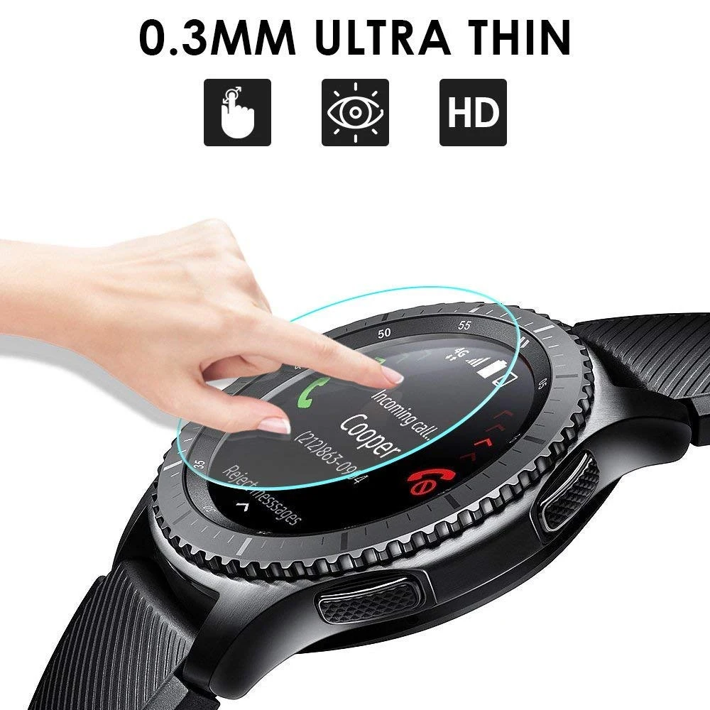Vetro Temperato Per Galaxy Watch Active 2 44Mm 40Mm Gear S3 Gear Sport Band Galaxy S2 Galaxy Watch 4 3 45Mm 41Mm Pellicola Salvaschermo