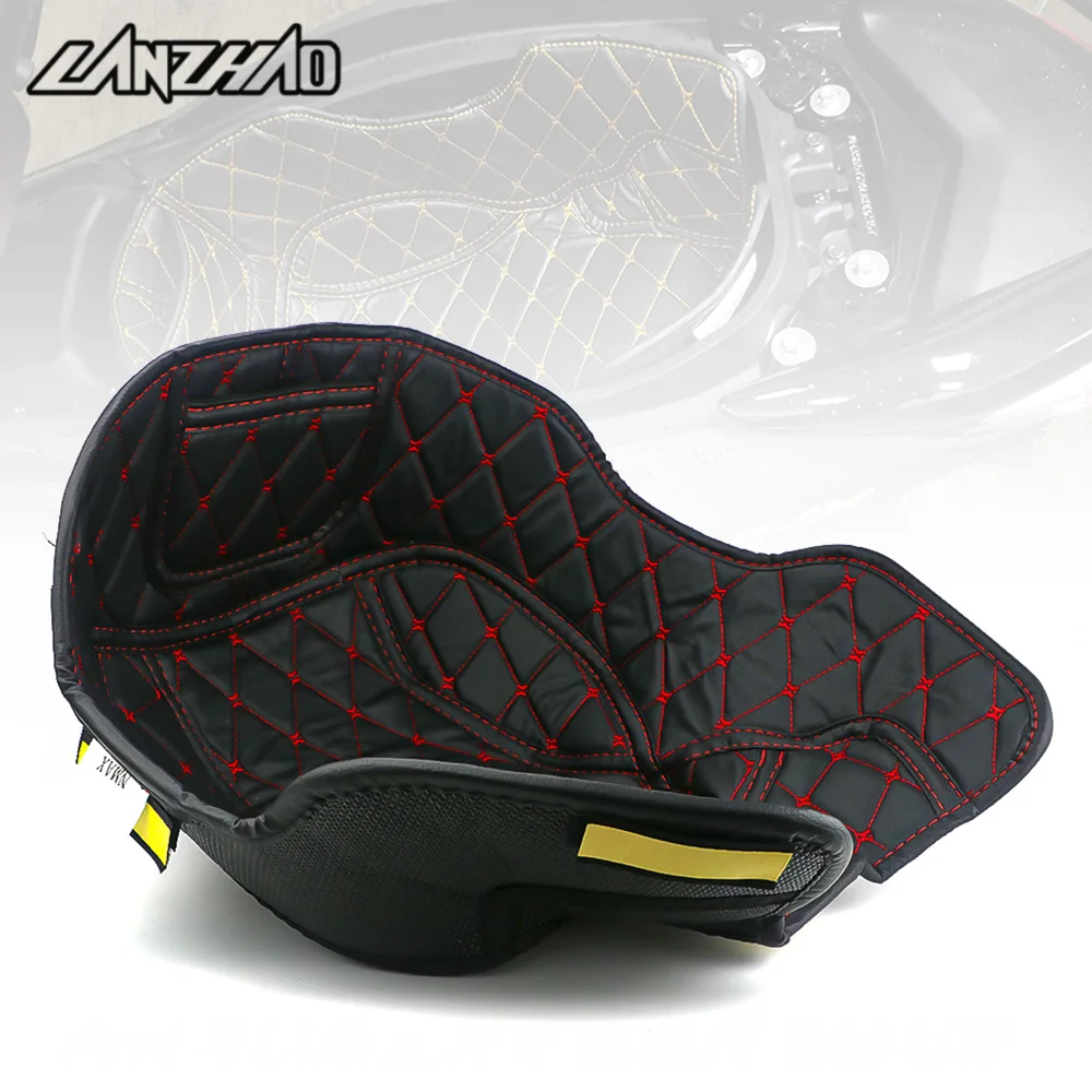 Nmax Moto Storage Box Liner Seat Bucket Bagaglio Tank Pu Leather Cover Pad Cuscino Per Yamaha N-Max 155 2020 2021 2022