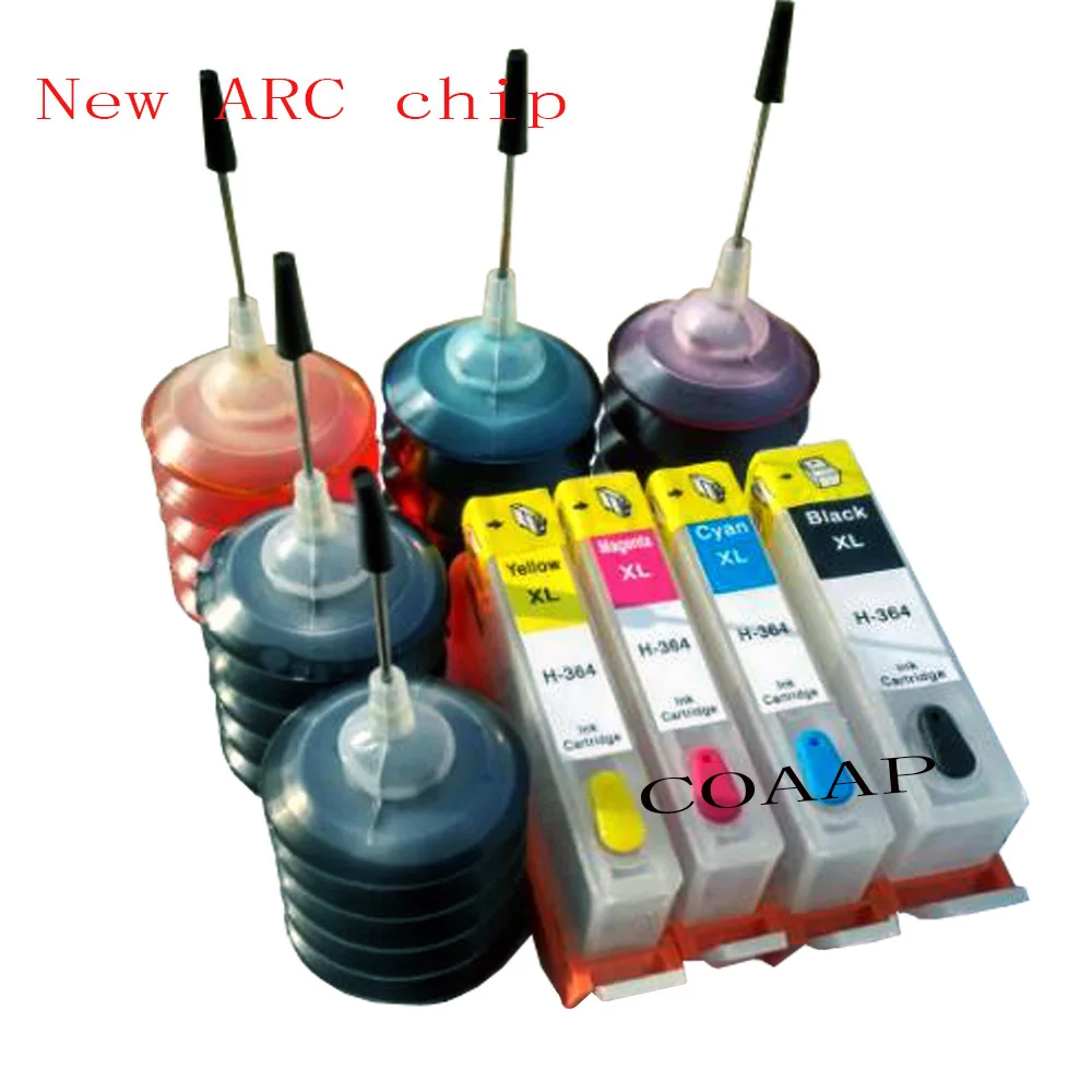 Cartucce Di Inchiostro Riutilizzabile Per Hp 364 Xl Hp 364 Photosmart Wireless B109A B109D B109F B109N Più B209A B209C B210A