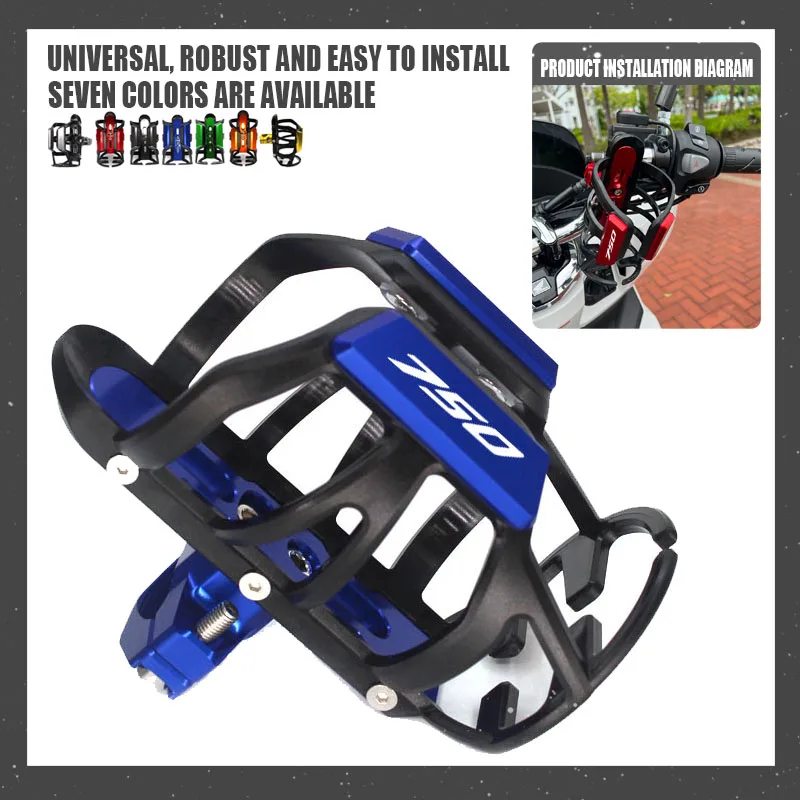 Per Honda Forza 750 Forza750 Forza-750 Supporto Per Portabicchieri Per Bevande Cnc Per Moto Di Alta Qualità Con Logo "750"