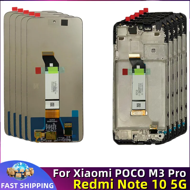Display Lcd, Parti Di Ricambio Per Digitalizzatore, Originale Xiaomi Redmi Note 10 5G Poco M3 Pro, Prezzo All'Ingrosso