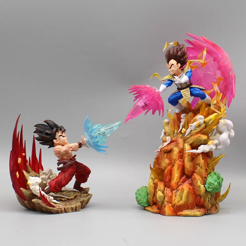 20Cm Dragon Ball Z Figure Sky Freezer Vs Goku Figure Sky Top Wcf Kamehameha Anime Pvc Action Figurine Collection Giocattoli Regali