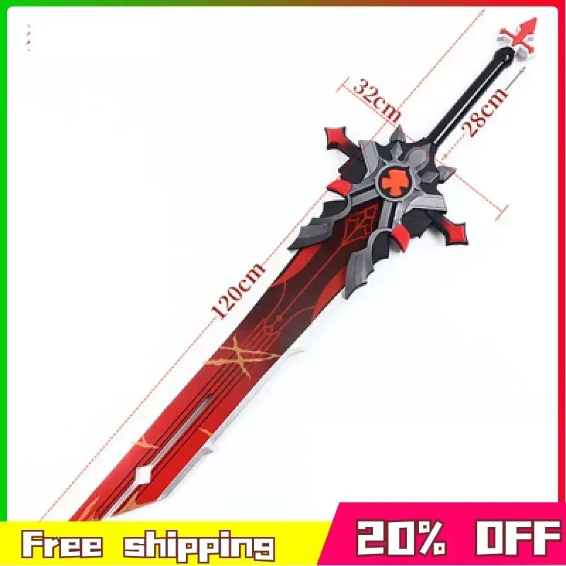 Genshin Impact Game Cosplay Wolf S Gravestone Sky Blade Sky Wings West Wind Hunting Bow Bamboo Arma Model Ornament Gift Toy