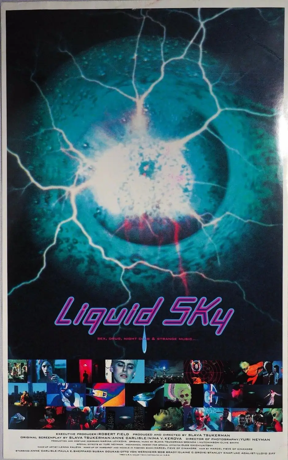 Liquid Sky Japanese Movie Art Print Silk Poster Home Wall Decor