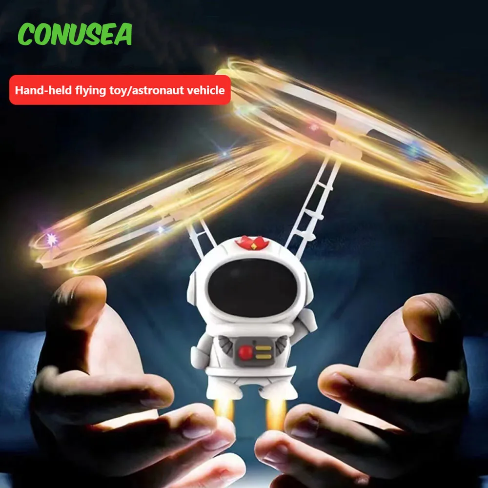 Ufo Drone Gesture Sensing Flying Robot Induction Helicopter Macchina Per Aeroplani Telecomandata Whirling Led Toy Per Bambini
