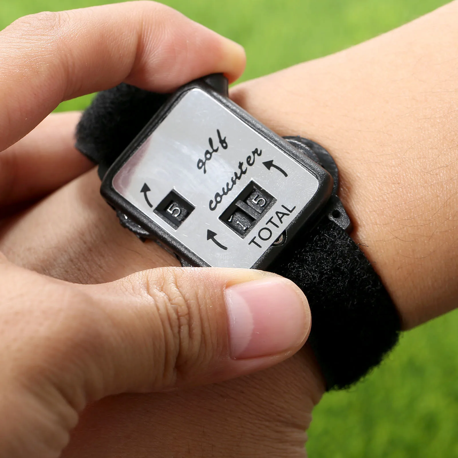 1Pc Black Wristband Golf Club Stroke Score Keeper Count Watch Golf Training Aids Putt Shot Counter Sport Golf Accessori