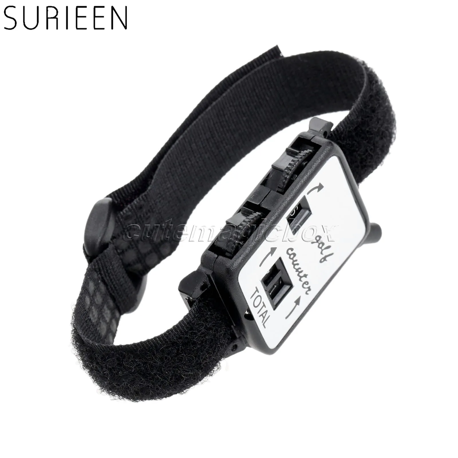 1Pc Mini Black Golf Training Aids Wristband Golf Club Stroke Score Keeper Count Watch Putt Shot Counter Sport Golf Accessori