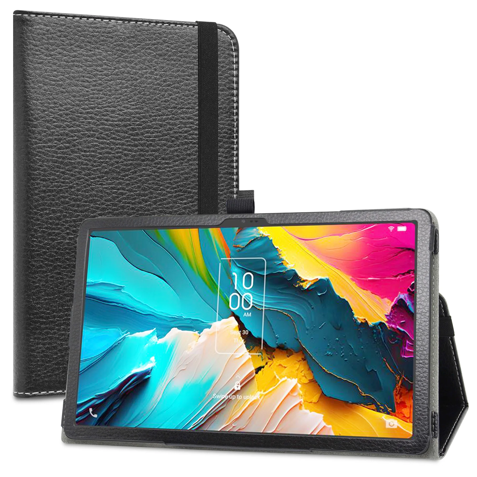 Custodia Per Tablet 11 "Tcl Nxtpaper 11 Pieghevole Con Chiusura Elastica