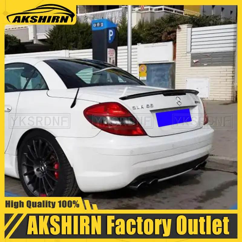 Per Benz Slk R171 Posteriore Tronco Lip Spoiler Boot Wings Per Benz Slk 200 Slk 35 Classe R171 2005-2010 Abs Car Styling