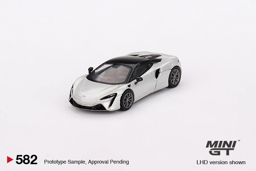 Mgt 1:64 Mclaren Artura Ice Silver Mgt00582-Ch Auto Diecast Modello Di Veicolo Giocattolo