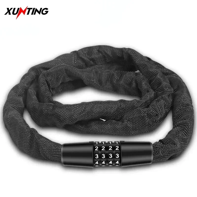Xunting Bike Lock Secure Your Ride Equipment Combinazione A 4 Cifre Antifurto Carbon Lock Mount Accessori Per Bici Mtb