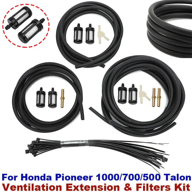 Prolunga Ventilazione Con Kit Filtri Per Honda Pioneer 1000 / 700 / 500 E Talon