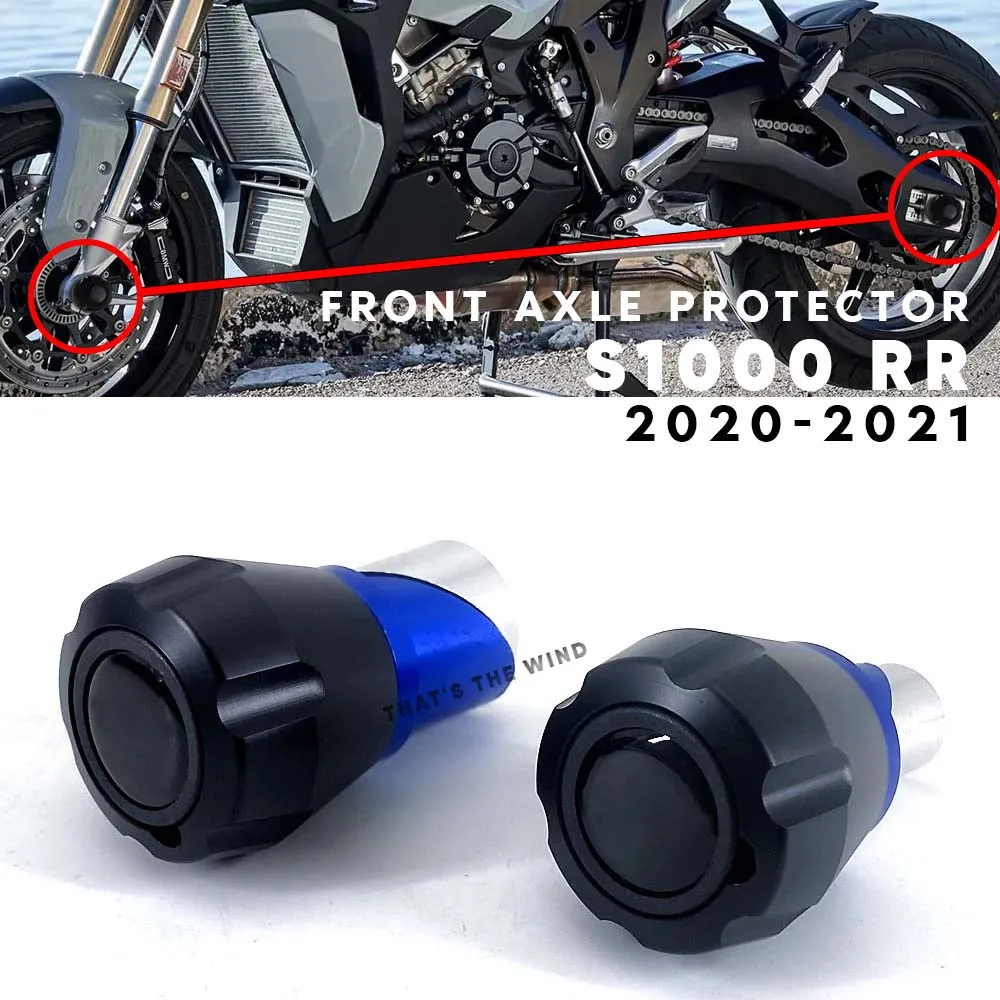 For Bmw S1000Rr S1000Xr S 1000 Xr Rr Motorcycle Front&Rear Axle Fork Crash Sliders Wheel Protector Axle Protector 2020 2021 2022