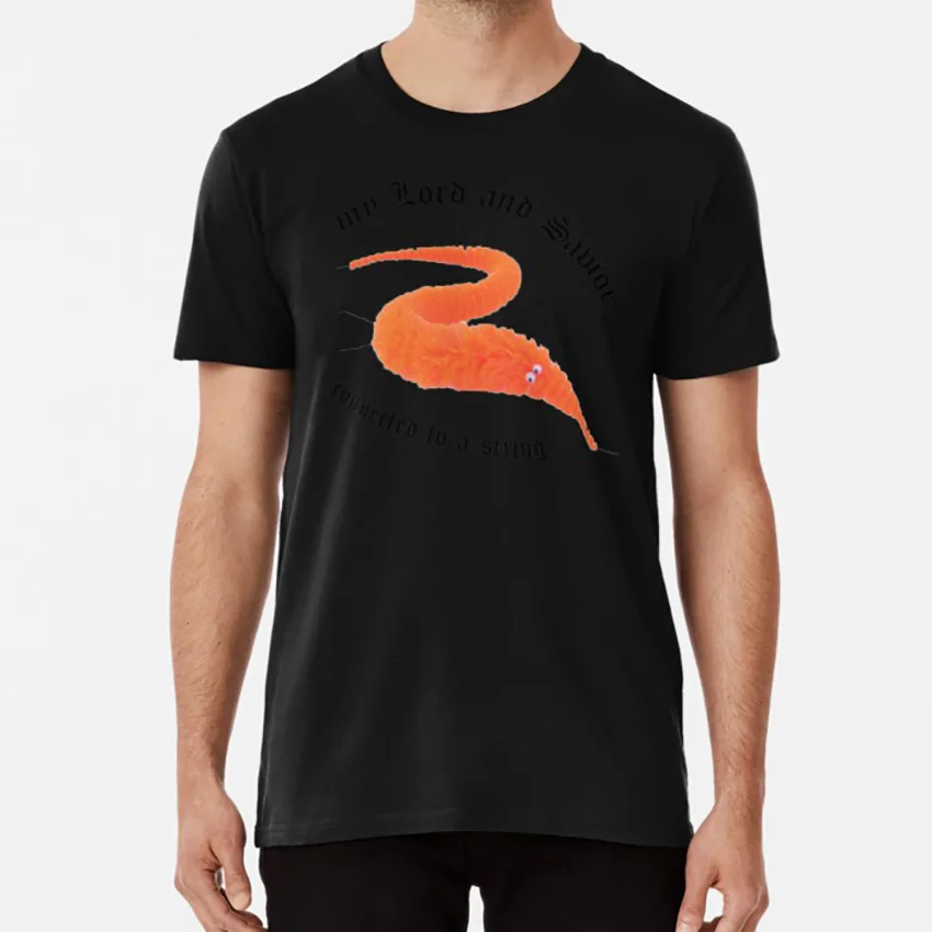 Worm On String T Shirt Worm String Worm Worm On A String Religione My Lord Graphic Design Graphic Street Art