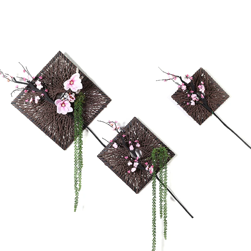Imitazione Magnolia Fiore Arte Coperta Soggiorno Decorazione Della Parete Pendente Plastica Falso Fiore Fiore Di Seta Fiore Secco Parete Di Casa