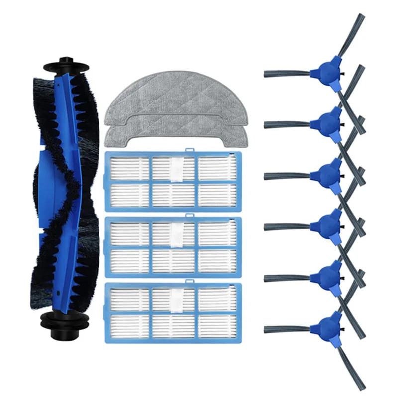 Aspirapolvere Spazzola A Rullo Principale Spazzola Laterale Panno Per Mocio Filtro Hepa Per Blitzwolf Bw-Vc3 Proscenic 850T Parti Per Aspirapolvere Ro