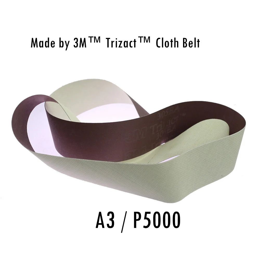 6 Pezzi 3M Trizact Nastro Abrasivo 237Aa 762/686/915/1220/1500/1829/2000Mm Per Acciaio Inossidabile Lucidatura A3 A5 A6 A16 A30 A65
