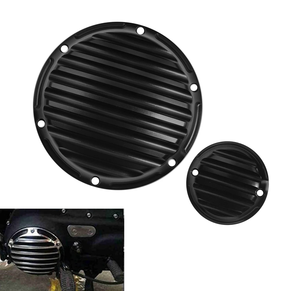 Moto Black Derby Timer Clutch Timing Covers Coperchio Motore Per Harley Sportster Xl883 Xl1200 Iron 883 70Two Xl1200V