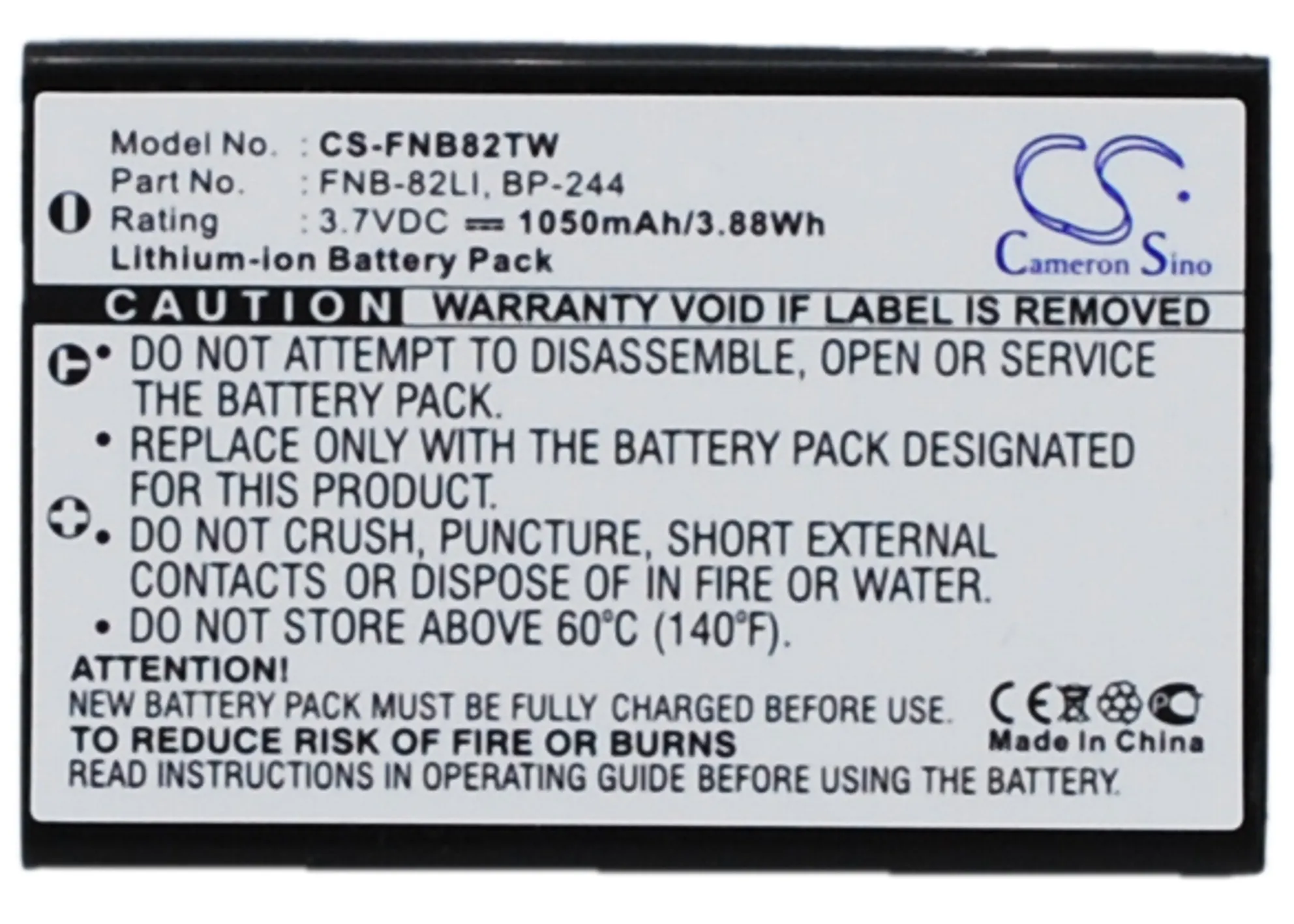 Batteria Walkie-Talkie Per Baofeng Uv-100, Uv-200, Uv-3R, Uv-3R Mark 2 E Dynascan Ad-09 E Iwatsu Dc-Ps8