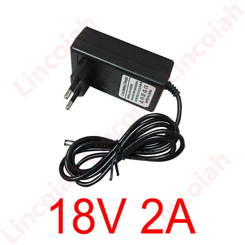 18 V 2A Ac 100V-Adattatore Convertitore 240V Dc 18 V Volt 2000Ma Adattatore Di Alimentazione Spina Ue Usa Per Caricatore Trapano Ryobi 14.4V Bca-144