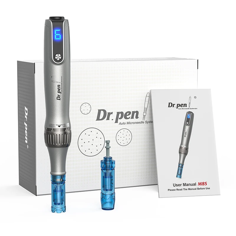 Wireless Dr.Pen M8S Auto Microneedling System Cura Della Pelle Mesoterapia Derma Pen Cartuccia Ad Ago Mts Pmu Professional Ultima Tool