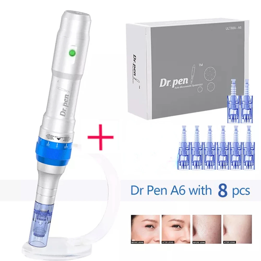 2 Pezzi Batteria Sostituibile Dr Pen A6 Con Auto Ultima Professional Dr.Pen Microneedling Cartucce Dispositivo Di Bellezza