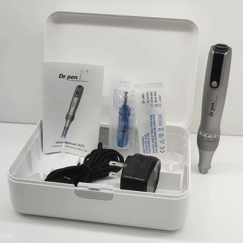 Dr.Pen M8S Auto Microneedling System Cura Della Pelle Mesoterapia Derma Pen Cartuccia Ad Ago Mts Pmu Professional Ultima Tool Wireless