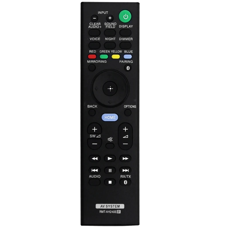 Rmt-Ah240E Telecomando Sostituire Per Sony Soundbar Sa-Nt5 Sa-Wct790 Sa-Ct790 Ht-Xt2 Ht-Ct790 Ht-Nt5 Muslimdurevole