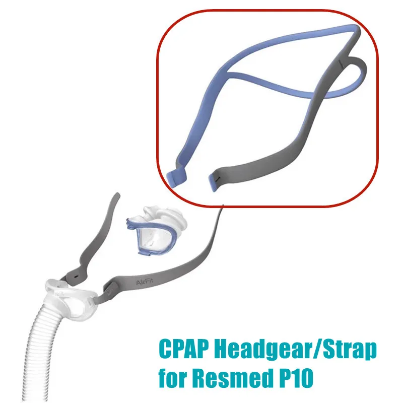 Cinturino Per Copricapo Cpap Per Maschera Per Cuscino Nasale Resmed P10 Anti Russamento Apnea Auto Cpap Bipap