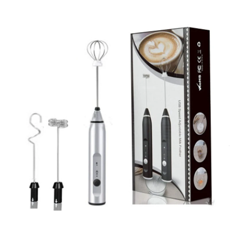 Montalatte Elettrico Frullatore Senza Fili Portatile Usb Mini Caffettiera Frusta Mixer Cappuccino Crema Uovo Frullatore Per Alimenti