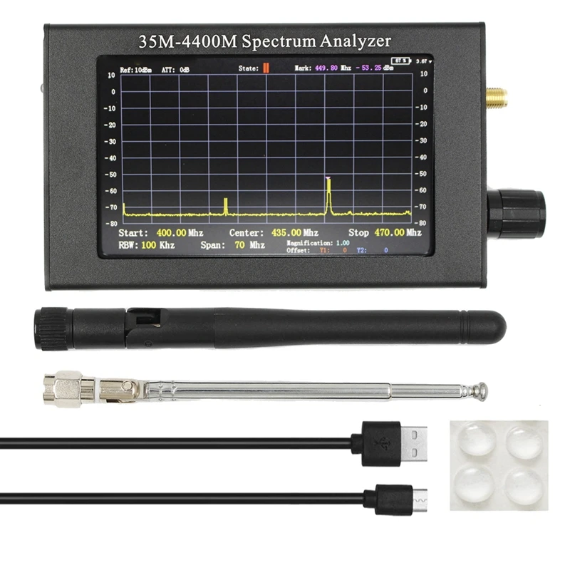 Analizzatore Di Spettro Portatile Portatile Analizzatore Di Spettro Portatile 35M-4400Mhz Analizzatore Di Spettro Portatile